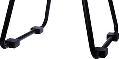 Alloy Steel Strength Training Dip Stand Black 661LBS Strength Training Equipment