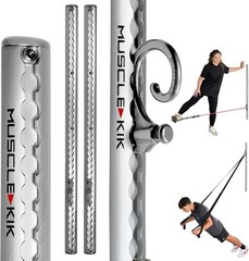 Aluminum Wall-Mounted Anchor Fitness System Adjustable 300lbs Capacity