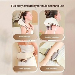 Neck & Shoulder Heating Massager, Deep Kneading Cervical Spine Relief