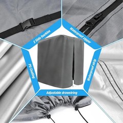 Zippered Home Gym Cover – Grey (41.3″ x 68.9″ x 72.8″)