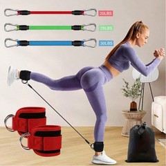 Ankle Resistance Bands for Legs & Glutes, Workout Bands with Straps