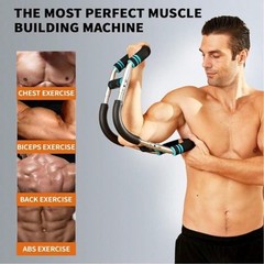 Men’s Arm & Chest Workout Trainer, Adjustable Resistance Home Gym Equipment