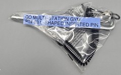 Multi-Station Home Gym Replacement OEM part# 63 – L-shaped Inserted Pin Weight