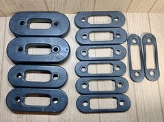 Soloflex OEM Weight Bands 400# 2×100, 2×50, 2×25, 4×10, 2×5 -12 Band Strap Lot