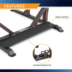 Industrial Inspired Heavy Duty Home Gym System for Bodybuilding and Strength Tra