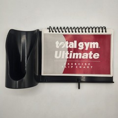 Total Gym Ultimate Exercise Flip Chart Exercise Book Tower Mount Bottle Holder