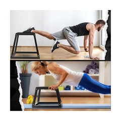 GanFindX Plyometric Jump Box Set, 12/18/24 Inch Steel Plyo Box, Heavy Duty Pl…