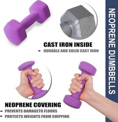 Lightweight Hexagonal Dumbbell Weights for Women & Men – Versatile Fitness Tool