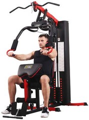 NEW LX750 Home Gym System Workout Station 122.5 Lbs Weight Stack Resistance