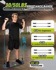 Hikeen Home Workout Equipment to Help Achieve Fitness Goals, 27-in-1 Portable