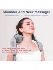 Electric 8D Neck & Shoulder Massager – Deep Tissue Massage Shawl For Pain Relief