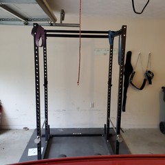 RepFitness PR-1000 Squat Power Rack plus 320 lb weight set