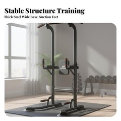 Pull Up Station Heavy-duty Steel Frame Freestanding Pull Up Bar Exercise