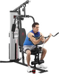 Versatile Home Gym Workout Station with 100-200 lbs Weight Stack