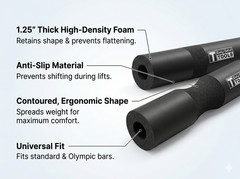 Body-Solid BSTBPAD Premium Bar Pad
