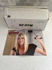 Suzanne Somers EZ Gym Workout door mount Exercise Resistance Training Home Gym