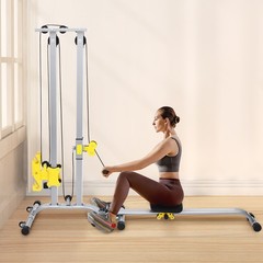 Low Row Cable Fitness Exercise Body Workout Strength Training Bar Machine