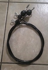 Bowflex PR1000 52″ Lat Tower Cables with Ball Stops