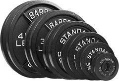 Steel Olympic Plates 245lb Set – Olympic Standard Premium Coated SEE BELOW