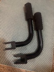 Total Gym Used Press-Up Bars Black To Make Sure Measurements Will Work See Photo