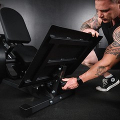 Titan Fitness Plate-Loaded Dedicated Linear Hack Squat Press Machine