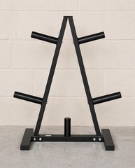 Weight Plate Tree Rack – Olympic 2 Inch – 300 LBS Capacity – Black