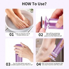 2000mAh Electric Foot Callus Remover 12-Speed Pedicure Tool LED Display