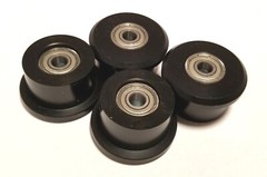 Set of 4 Wheels/rollers for Total gym models 1000 1400 1500 1600 1700 1800 1900