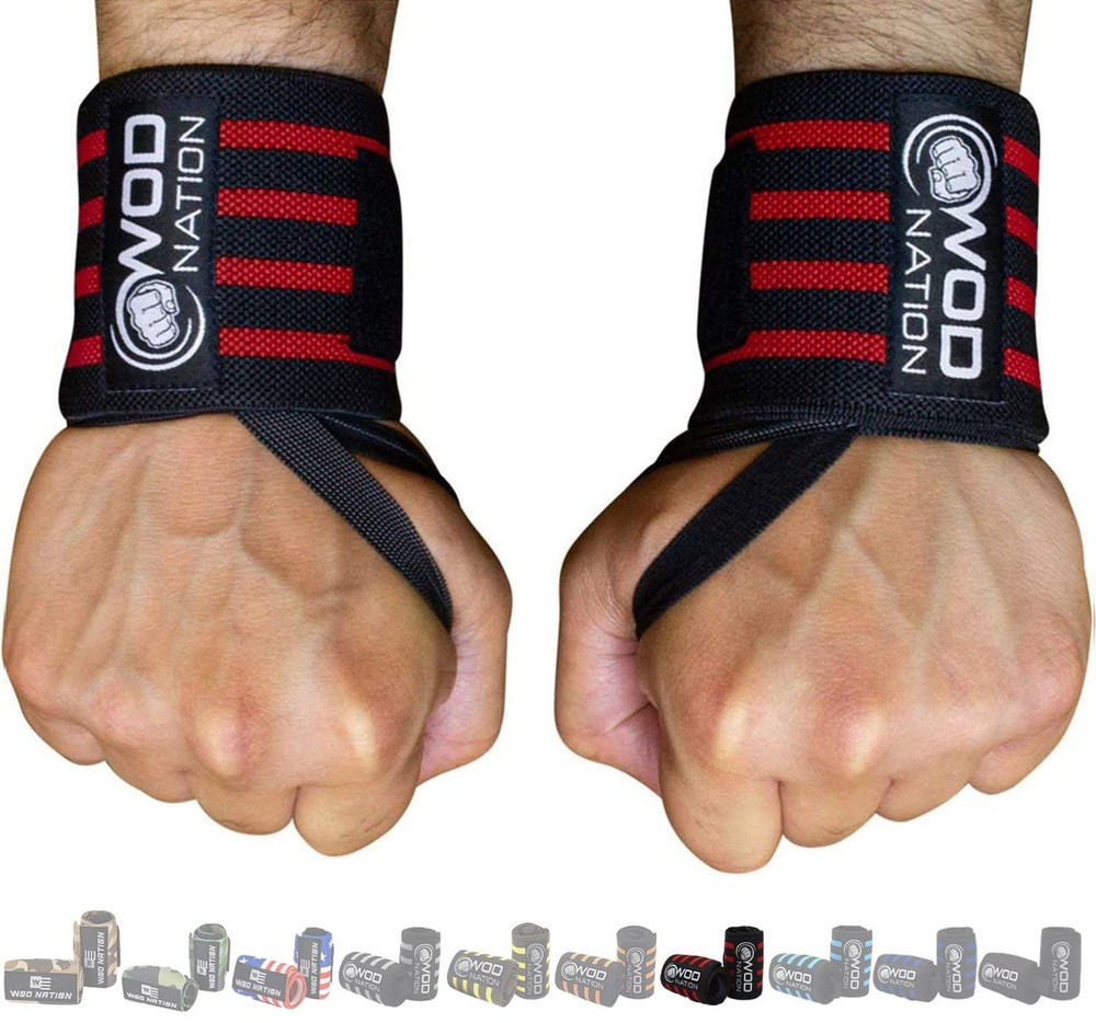 WOD Nation Wrist Wraps for Weightlifting & Strength Training – Professiona