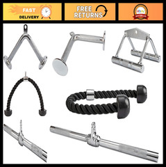 Multifunctional Home Gym System – 4-Piece Workout Station with Multiple Grip Han