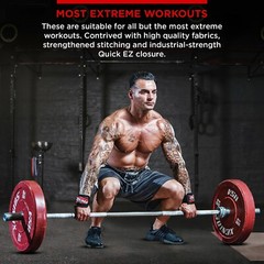 RDX Weight Lifting Hook Wrist Straps Powerlifting Support Hand Grips Gym Wraps
