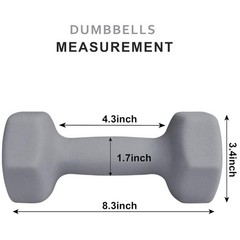 Portable Neoprene Dumbbells for Workouts