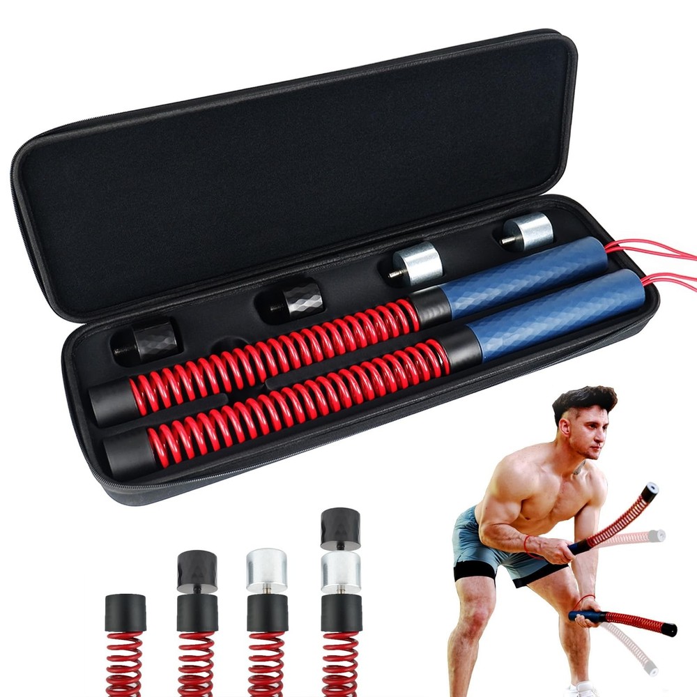 Upgraded Ropeless Battle Ropes for Home Gym, Four Adjustable Weight Levels, W…