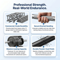 Body-Solid BSTFWH Farmers Walk Bars (Sold in Pairs)
