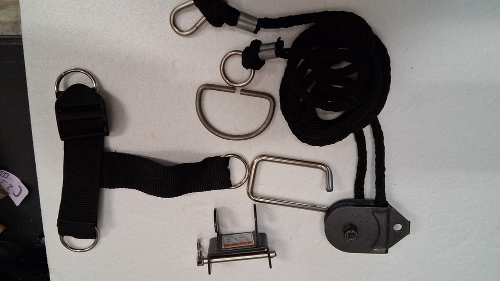 Total Gym 1400 Leg Pulley Foot Harness Tower Bracket D Ring C Pin Parts Only
