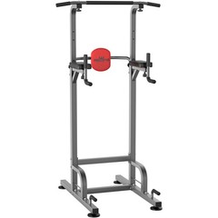 Power Tower Pull Up Bar Station Workout Dip Station for Home Gym Strength Tra…