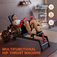 Hip Thrust Machine 900LBS Heavy Duty Glute Bridge Machine Home Gym Butt Exercise