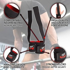 Premium Lifting Straps, Wrist Straps Gym, Wrist Straps for Weightli… Fast Ship