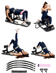 Hip Thrust Machine – Home Workout Equipment, 45-180 LBS Black New