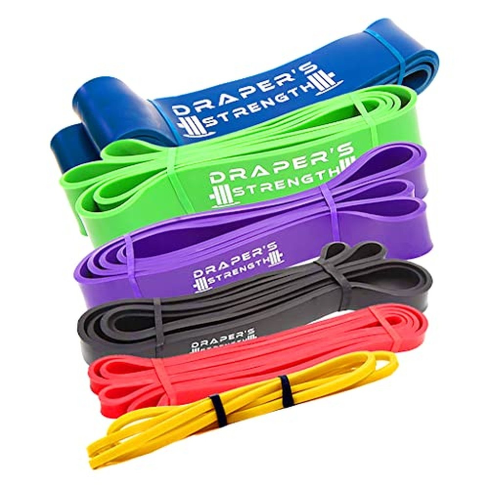 Draper’s Strength Heavy Duty Resistance Stretch Loop Bands for Powerlifting W…