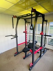 Marcy 3 in 1 Smith Machine Home Gym System With Weights Total (100kg)