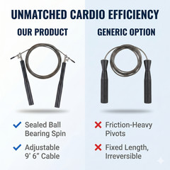Body-Solid BSTSR1 Cable Speed Rope