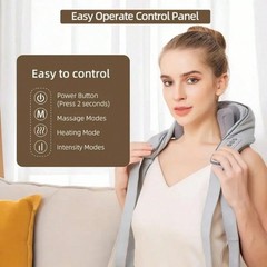6D Full Body Electric Heating Massager, Deep Neck & Shoulder Relaxer