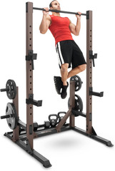 Industrial Inspired Heavy Duty Home Gym System for Bodybuilding and Strength Tra