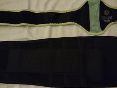 Lot 2, Zumba Fitness Belt for Wii Remote, & Support Belt,Sz XL 45 Lg x 9 in Wide
