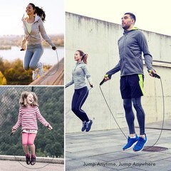 Jump Rope, Tangle-Free Rapid Speed Jumping Rope Cable