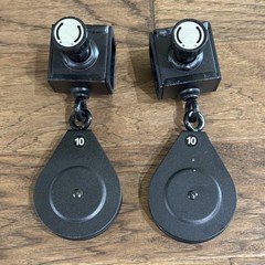 Set of 2 Bowflex Xceed Xtreme 2 OEM Slider 3.5” Pulley w Locking Pin FREE SHIP