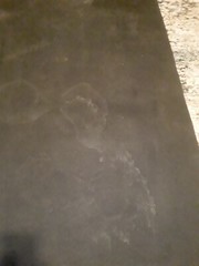 Brings Cycling Machine Exercise Floor Mat 36×76″ Black Non-Slip Rubber STAINS