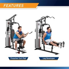 Multifunction Home Gym 150lb Weight Stack Steel Machine Marcy MWM-988