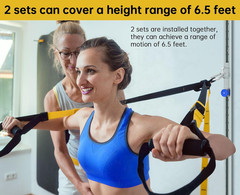 Wall-Mounted Anchor Fitness System – Adjustable, Multi-Functional, Space Saving
